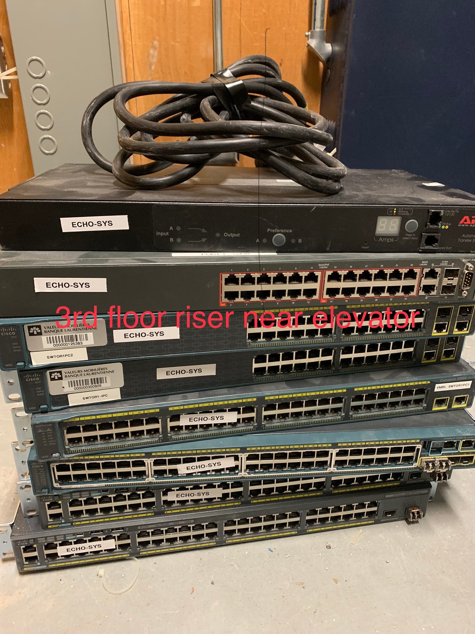 System and IT equipment relocations